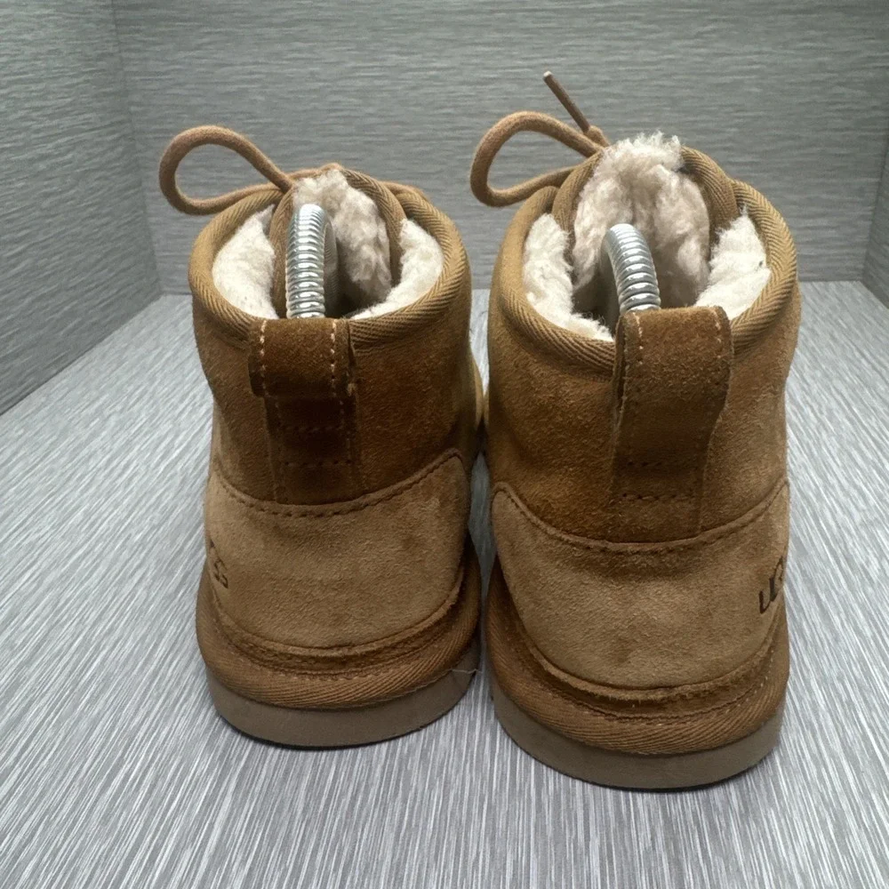 UGG‎ Neumel Chestnut Suede Shearling Lined Chukka Boots Men's Size 7